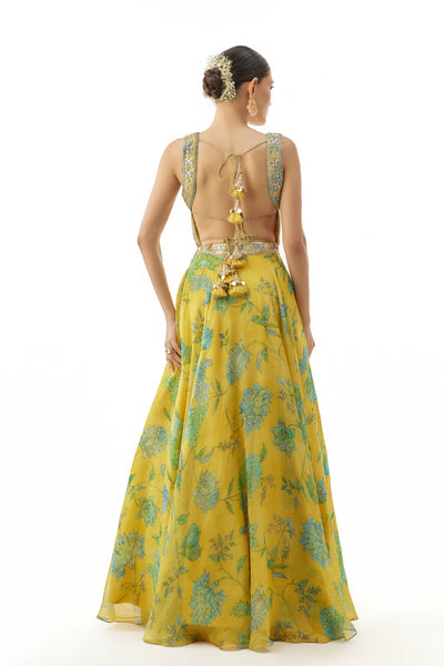 Gopi Vaid Zaira Lehenga Set Indian designer wear online shopping melange singapore