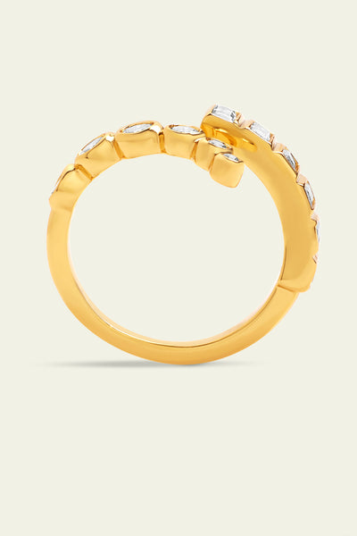 Isharaya Abstract Stackable Ring indian designer wear online shopping melange singapore