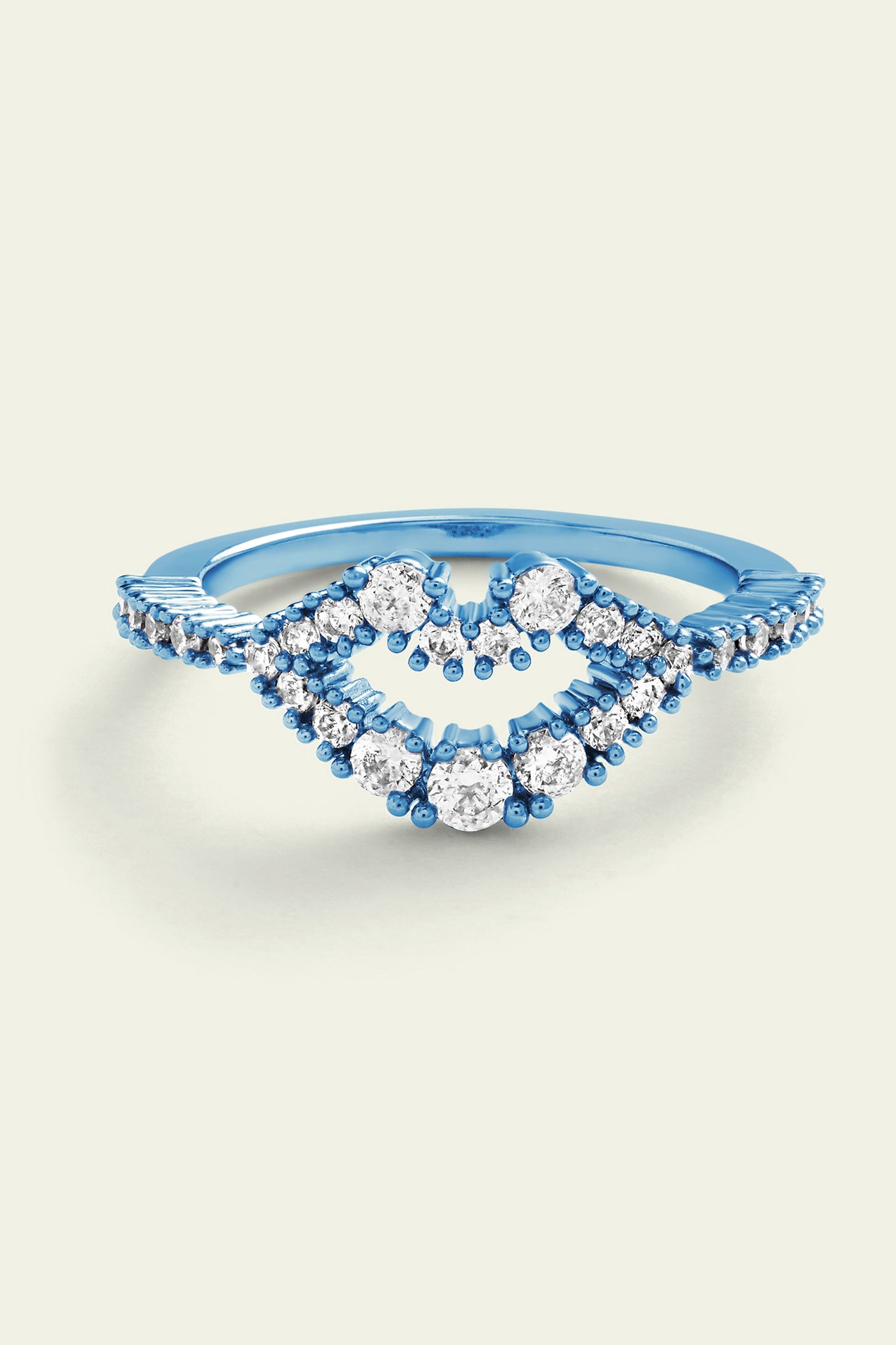 Isharaya Blue Lip Ring indian designer wear online shopping melange singapore