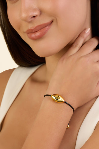 Isharaya Gold Bubble Bracelet indian designer wear online shopping melange singapore