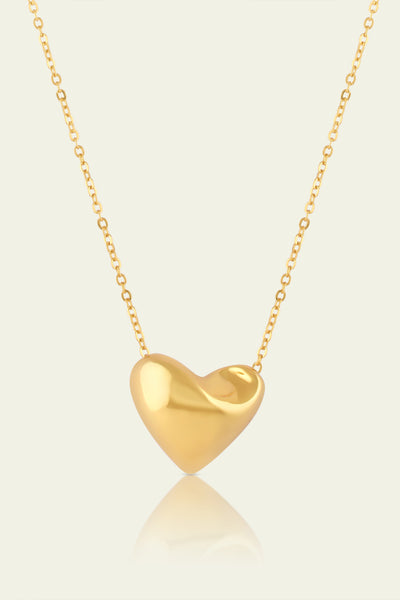 Isharaya Gold Heart Necklace indian designer wear online shopping melange singapore