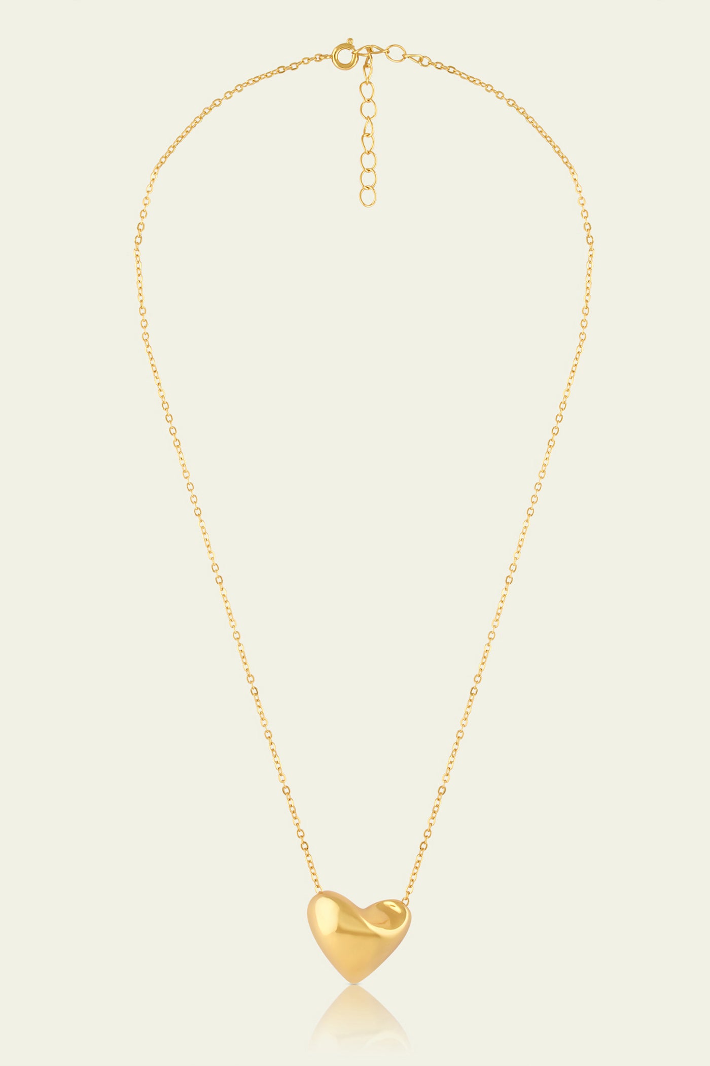 Isharaya Gold Heart Necklace indian designer wear online shopping melange singapore