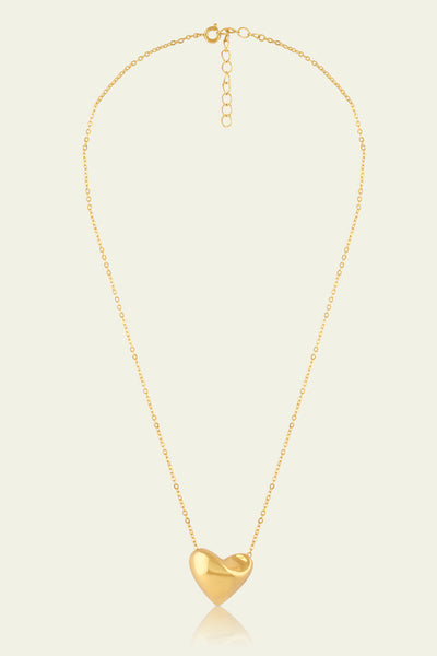 Isharaya Gold Heart Necklace indian designer wear online shopping melange singapore