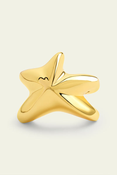 Isharaya Gold Star Ring indian designer wear online shopping melange singapore