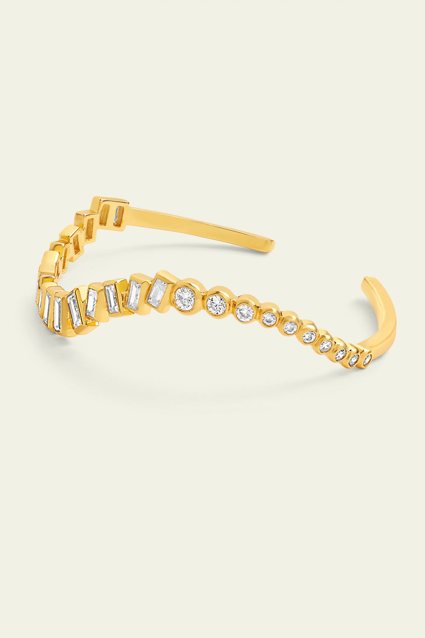 Isharaya Gold Wave Cuff indian designer wear online shopping melange singapore