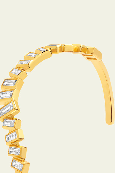 Isharaya Gold Wave Cuff indian designer wear online shopping melange singapore