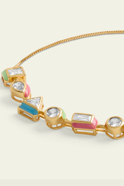 Isharaya Multicolor Enamel Bracelet indian designer wear online shopping melange singapore