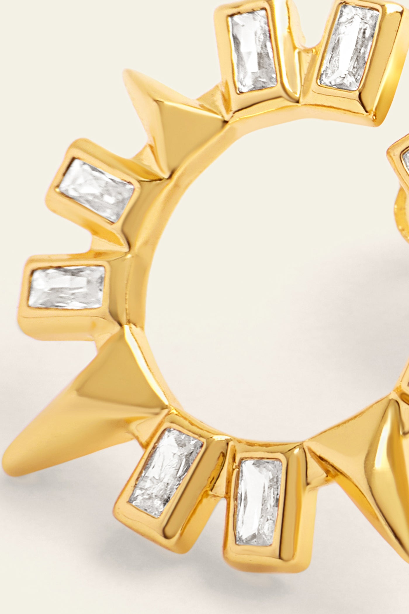 Isharaya Round Abstract Studs indian designer wear online shopping melange singapore