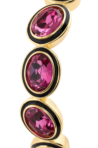 Isharya Amethyst Tides Hinge Bangle 18Kt Gold Plated indian designer wear online shopping melange singapore
