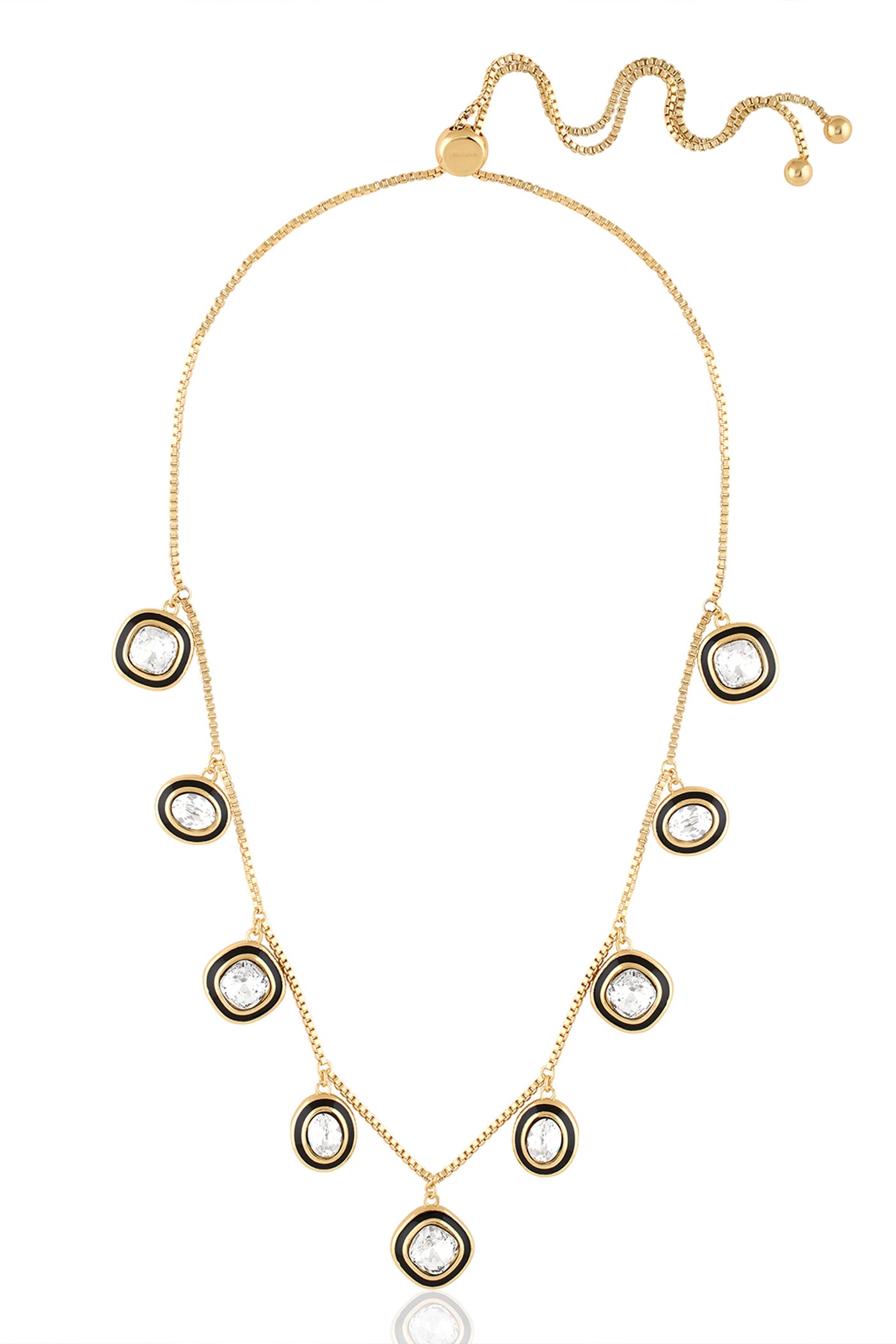 Isharya Aqua Cove Charm Necklace 18Kt Gold Plated indian designer wear online shopping melange singapore
