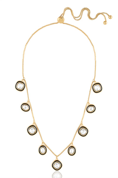 Isharya Aqua Cove Charm Necklace 18Kt Gold Plated indian designer wear online shopping melange singapore
