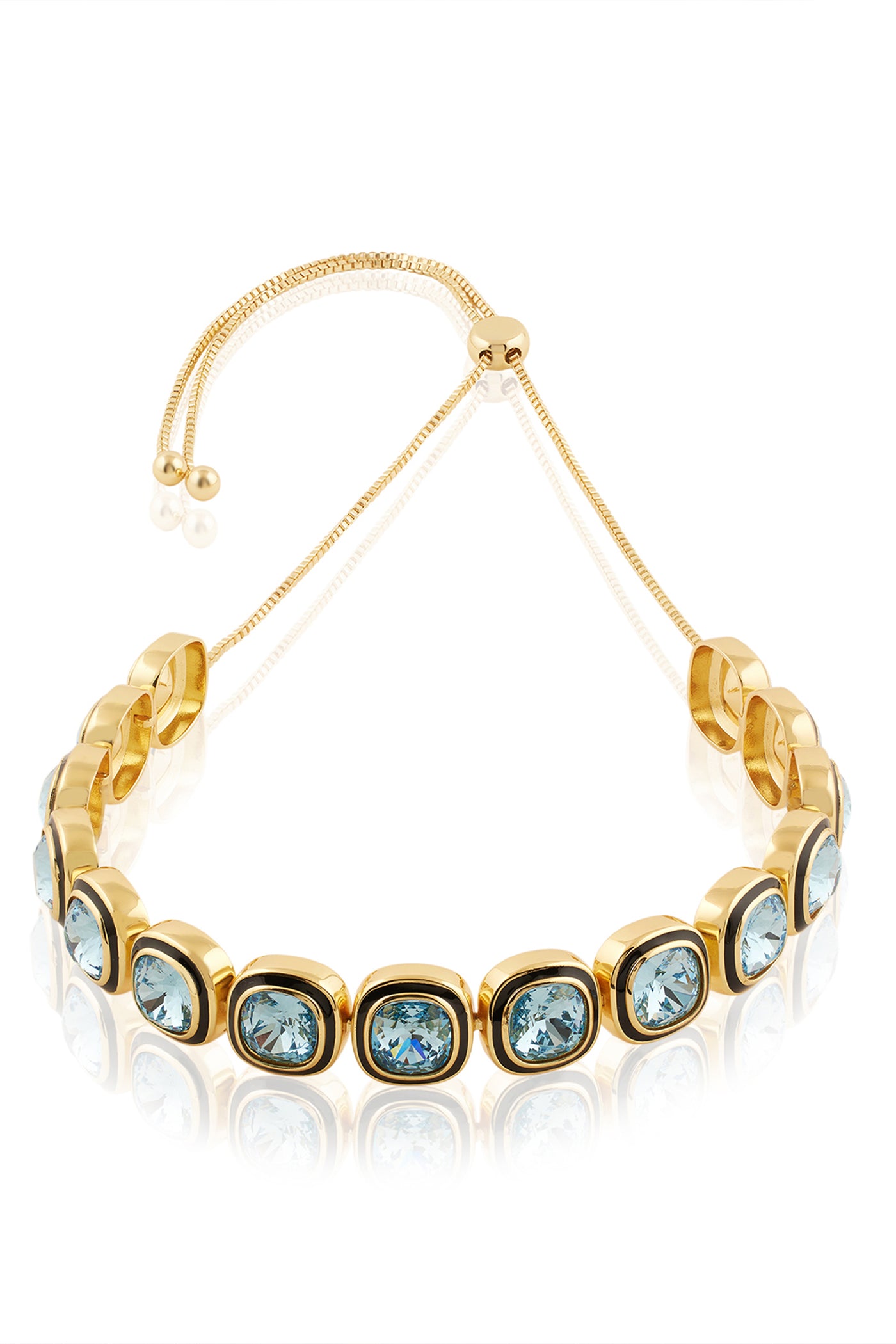 Isharya Aqua Goals Choker Necklace 18Kt Gold Plated indian designer wear online shopping melange singapore