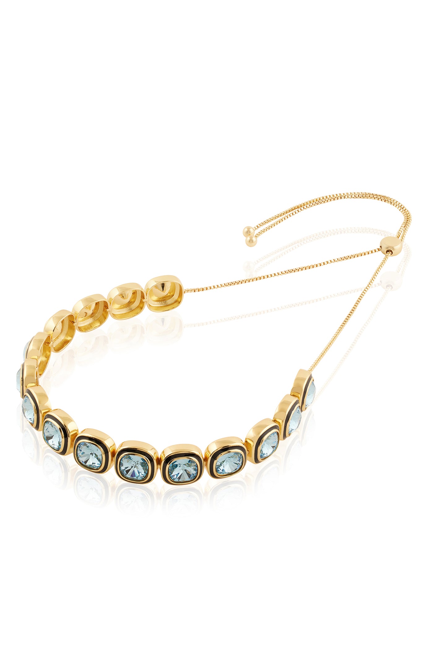 Isharya Aqua Goals Choker Necklace 18Kt Gold Plated indian designer wear online shopping melange singapore