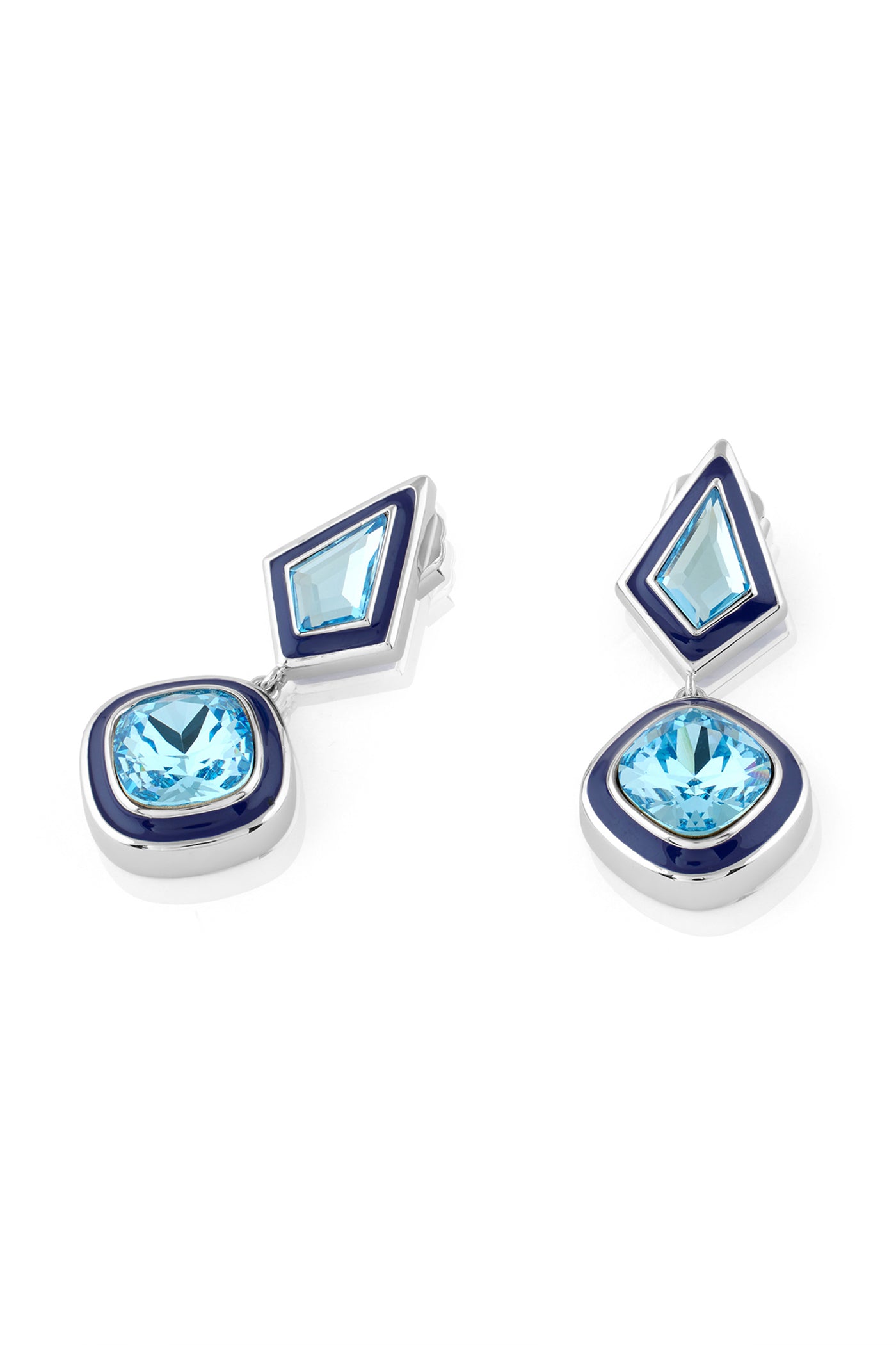 Isharya Aquamarine Party Girl Earrings In 18Kt Gold Plated indian designer wear online shopping melange singapore
