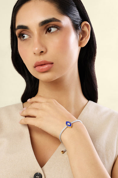 Isharya Astra Eye Rakhi  Bracelet In 18kt Gold Plated indian designer wear online shopping melange singapore