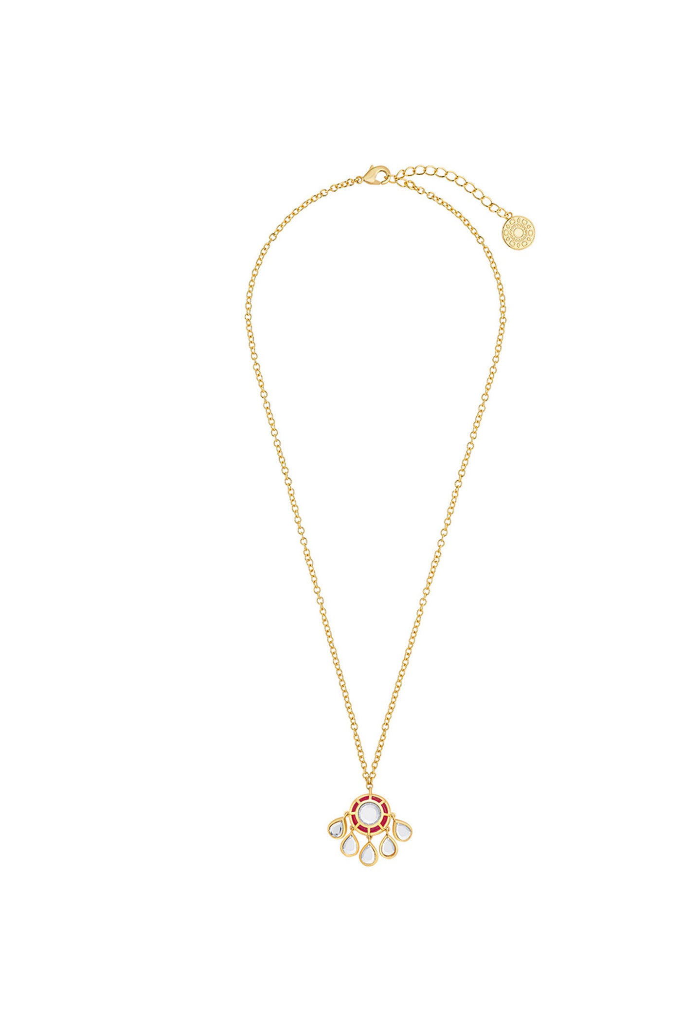 Isharya Ayaana Rani Necklace In 18Kt Gold Plated jewellery indian designer wear online shopping melange singapore