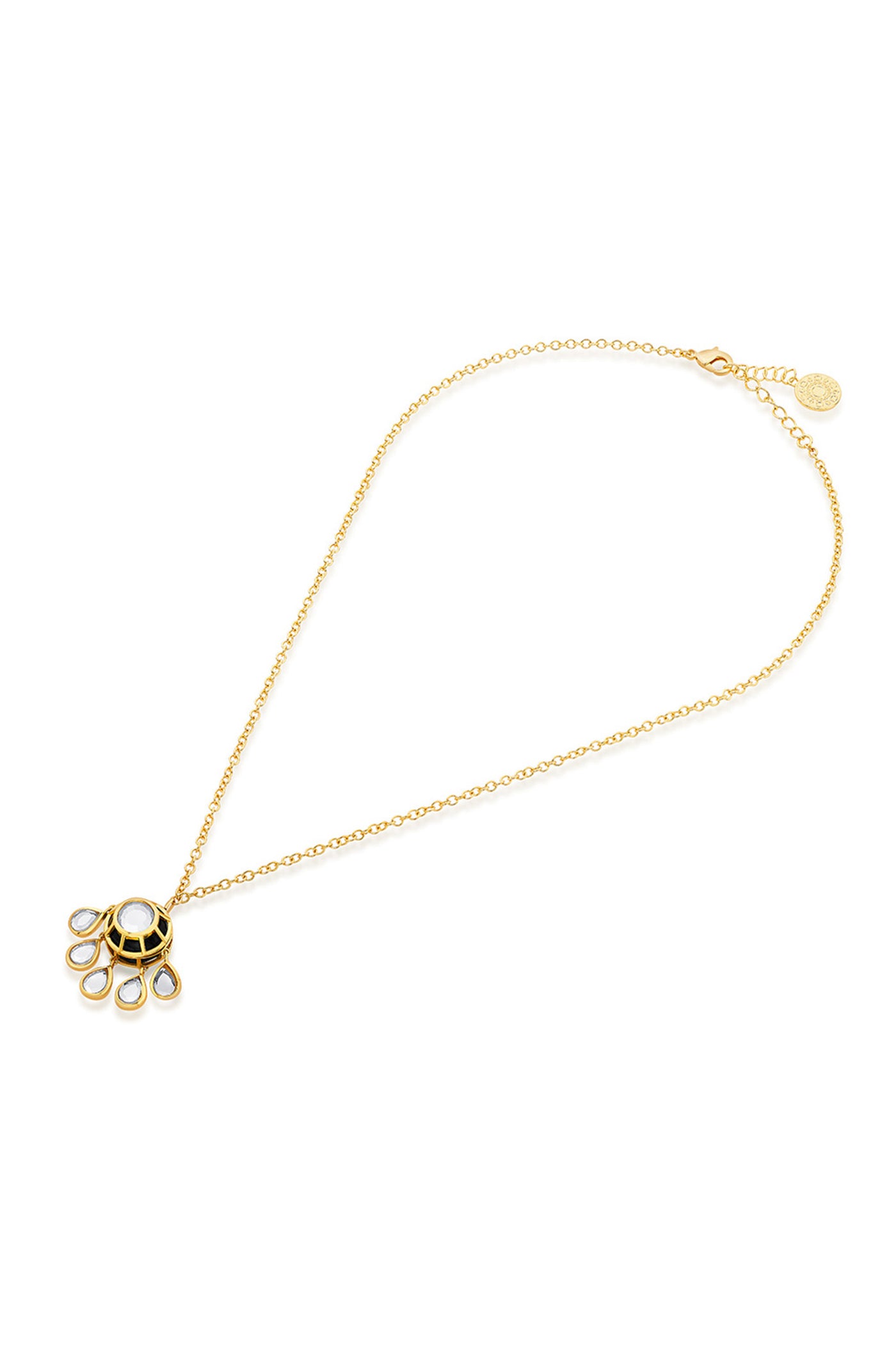 Isharya Ayaana Raven Necklace In 18Kt Gold Plated jewellery indian designer wear online shopping melange singapore