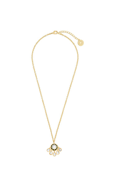 Isharya Ayaana Raven Necklace In 18Kt Gold Plated jewellery indian designer wear online shopping melange singapore