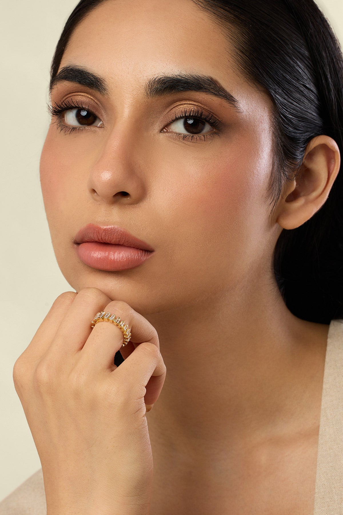 Isharya Celestia Infinity Band In 18kt Gold Plated indian designer wear online shopping melange singapore 