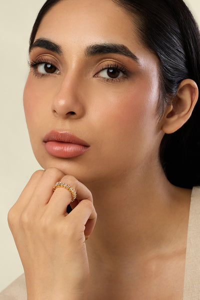 Isharya Celestia Infinity Band In 18kt Gold Plated indian designer wear online shopping melange singapore 