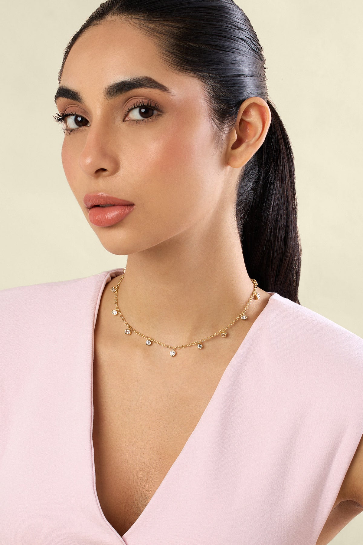 Isharya Celestial Charm Chain In 18kt Gold Plated indian designer wear online shopping melange singapore 