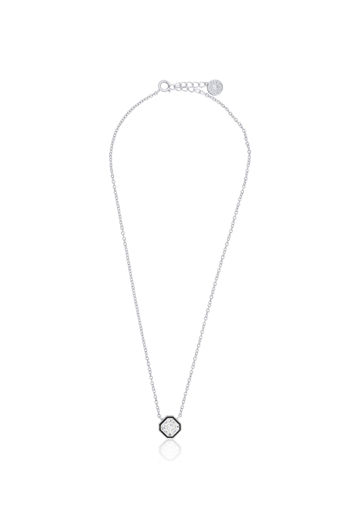 Isharya Chrome Chain Link Long Necklace indian designer wear online shopping melange singapore