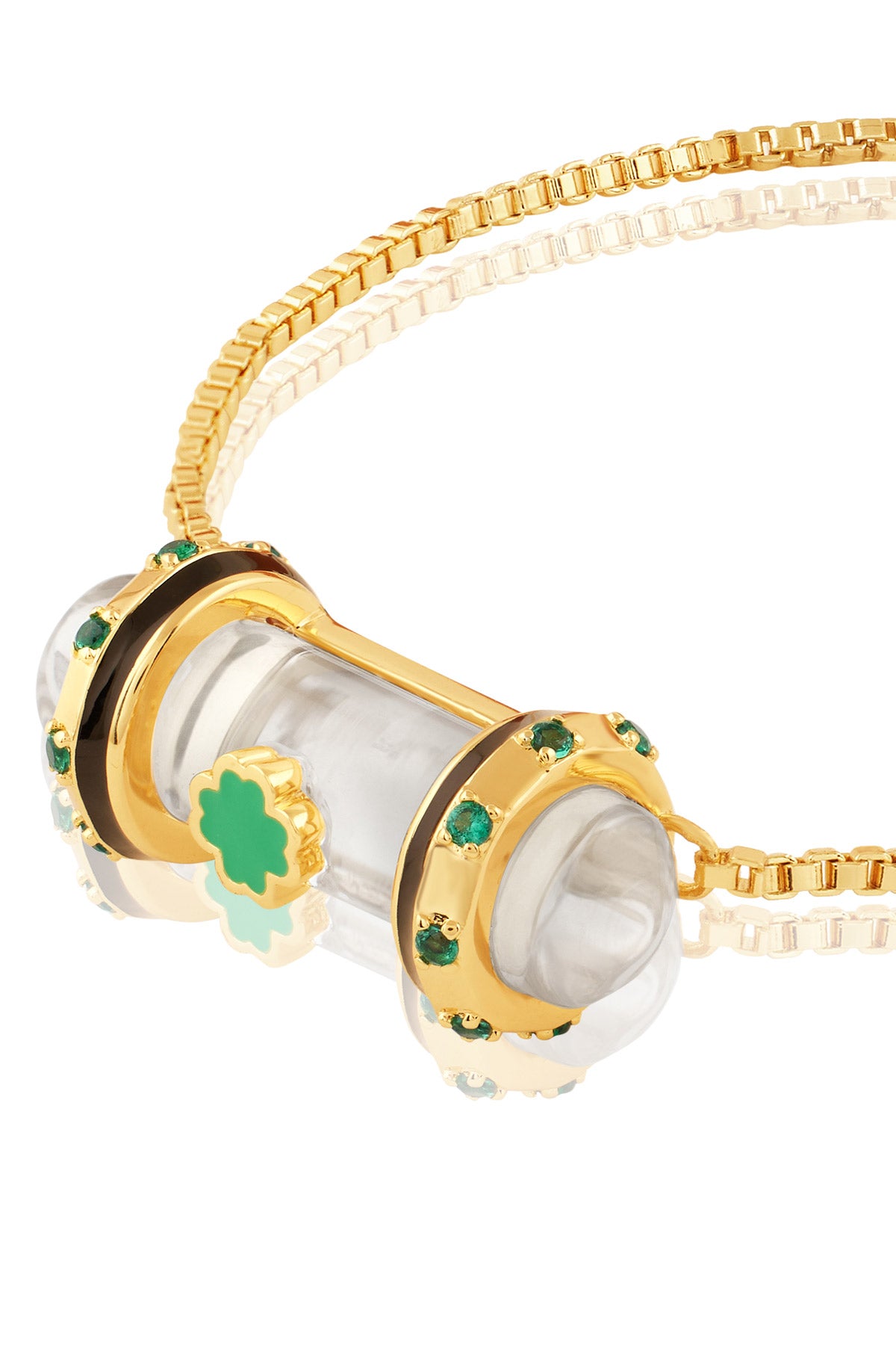 Isharya Clarity Bolo Bracelet In 18kt Gold Plated indian designer wear online shopping melange singapore 