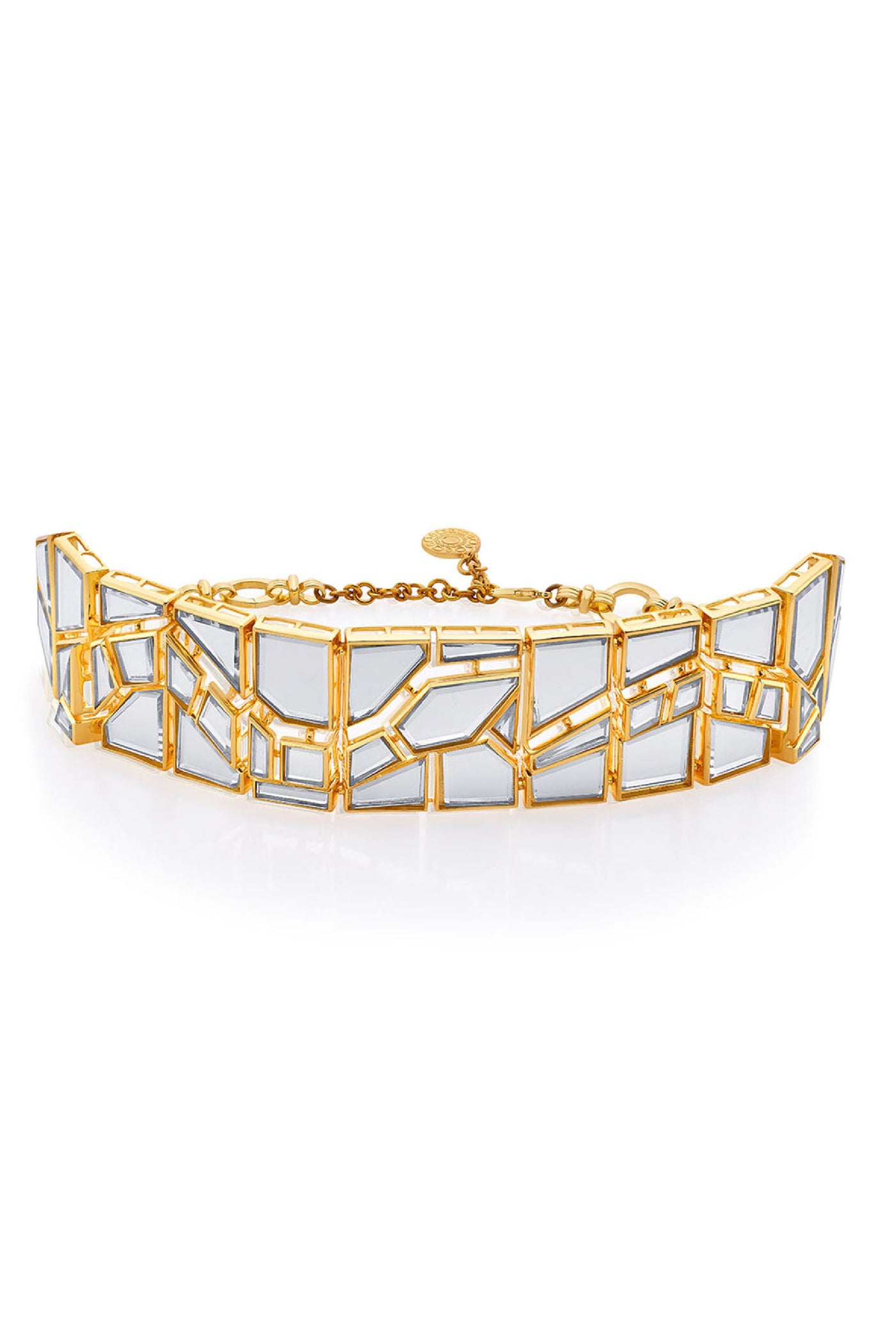 Isharya Dazzle Mirror Snake Choker jewellery indian designer wear online shopping melange singapore
