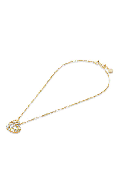 Isharya Desire Mirror Heart Necklace jewellery indian designer wear online shopping melange singapore