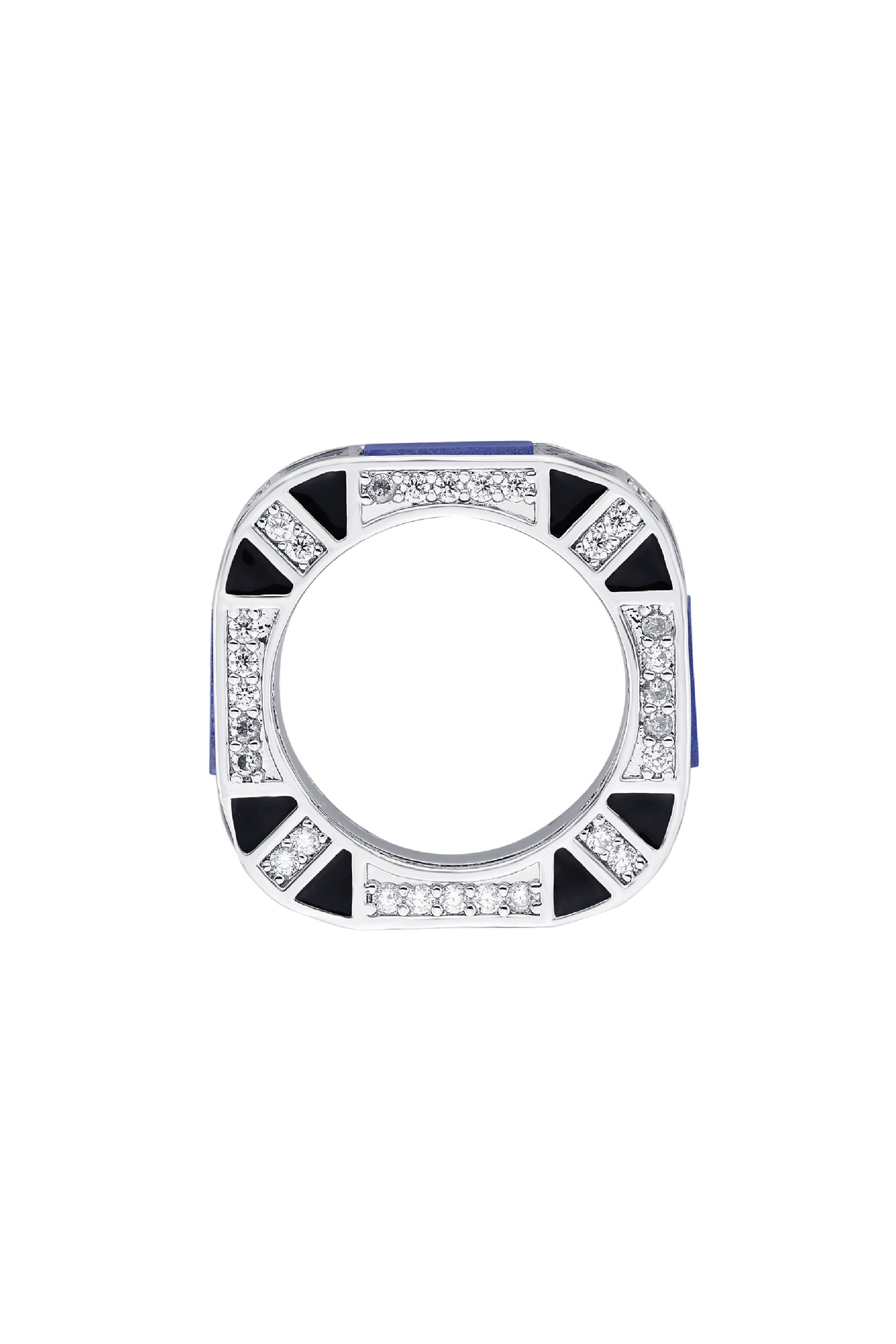 Isharya Digital Blue CZ Ring indian designer wear online shopping melange singapore