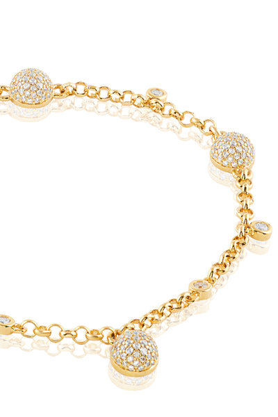 Isharya Disco Galaxy Necklace 18Kt Gold Plated indian designer wear online shopping melange singapore