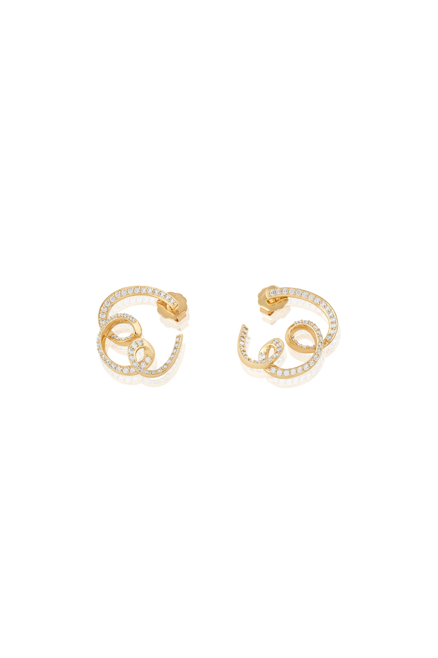 Isharya Disco Reverie Earrings 18Kt Gold Plated indian designer wear online shopping melange singapore