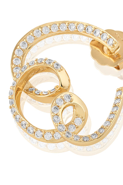 Isharya Disco Reverie Earrings 18Kt Gold Plated indian designer wear online shopping melange singapore