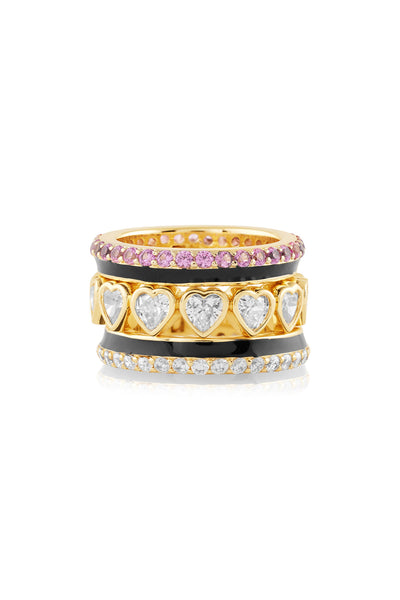 Isharya Divine Glint Statement Ring In 18kt Gold Plated indian designer wear online shopping melange singapore 