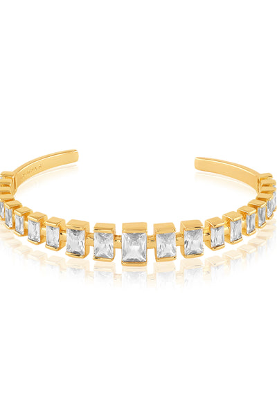 Isharya Divine Radiance Cuff In 18kt Gold Plated indian designer wear online shopping melange singapore 
