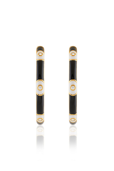 Isharya Eclipse Eye Hoops In 18kt Gold Plated indian designer wear online shopping melange singapore 