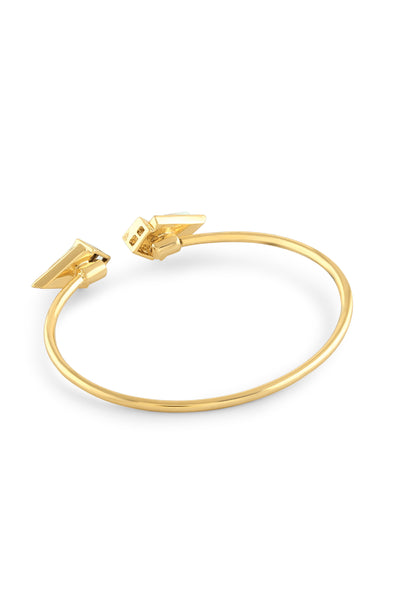 Isharya Essential Duo Mirror Bracelet  In 18Kt Gold Plated indian designer wear online shopping melange singapore