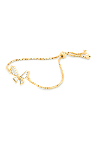 Isharya Essential Lumen Mirror Bolo Bracelet  In 18Kt Gold Plated indian designer wear online shopping melange singapore