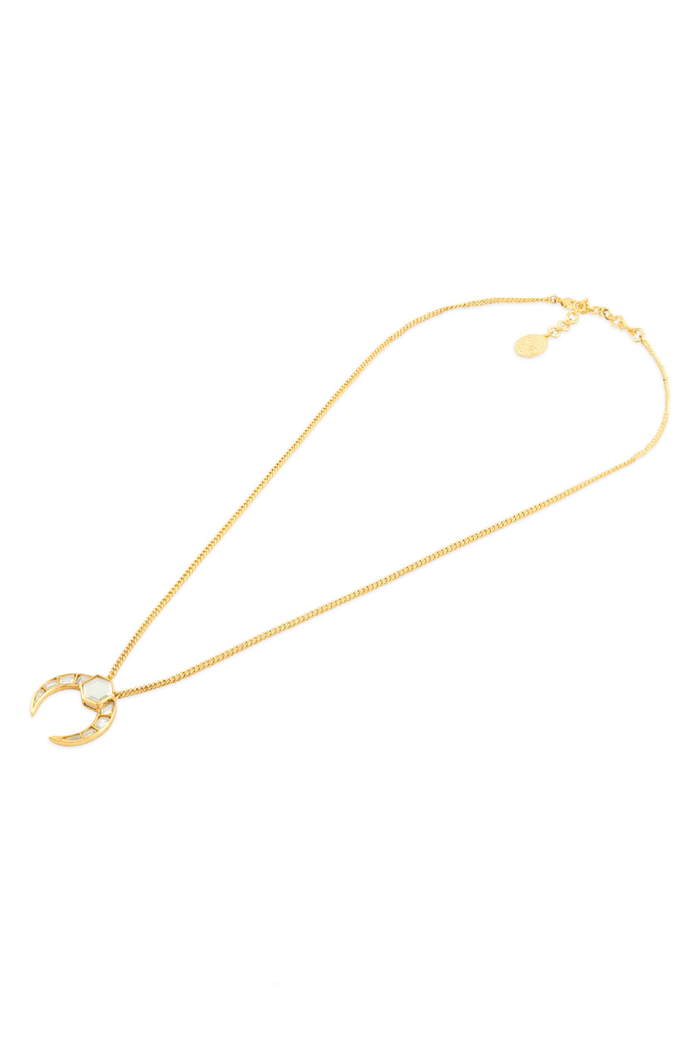 Isharya Essential Luna Necklace In 18Kt Gold Plated indian designer wear online shopping melange singapore