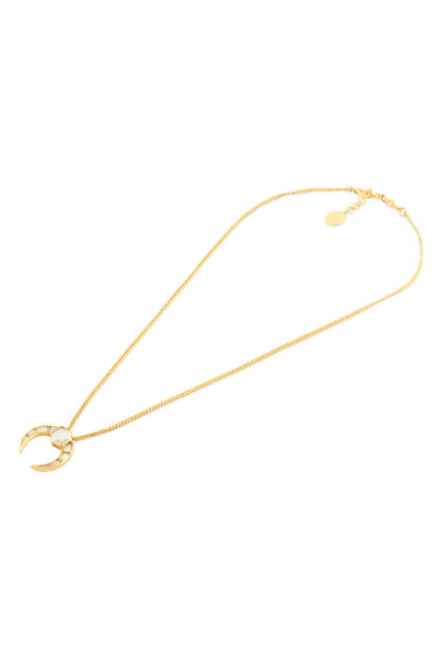 Isharya Essential Luna Necklace In 18Kt Gold Plated indian designer wear online shopping melange singapore