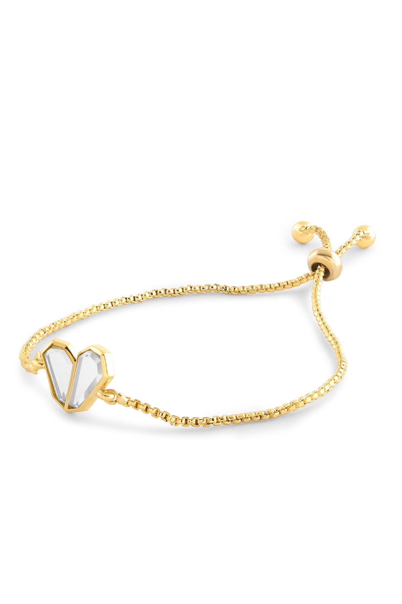 Isharya Essential Petit Mirror Bracelet  In 18Kt Gold Plated indian designer wear online shopping melange singapore