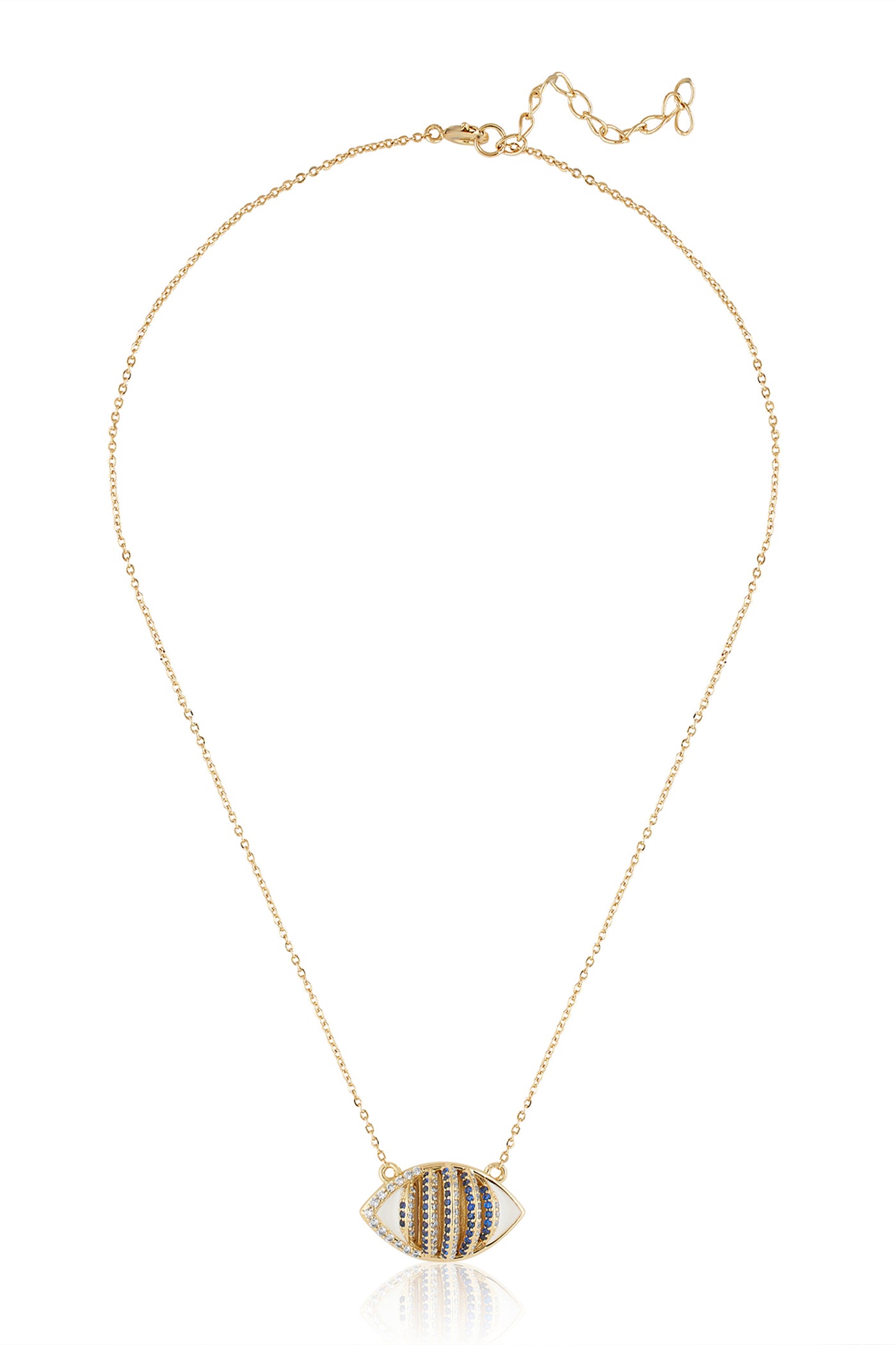 Isharya Eyelet Party Necklace 18Kt Gold Plated indian designer wear online shopping melange singapore