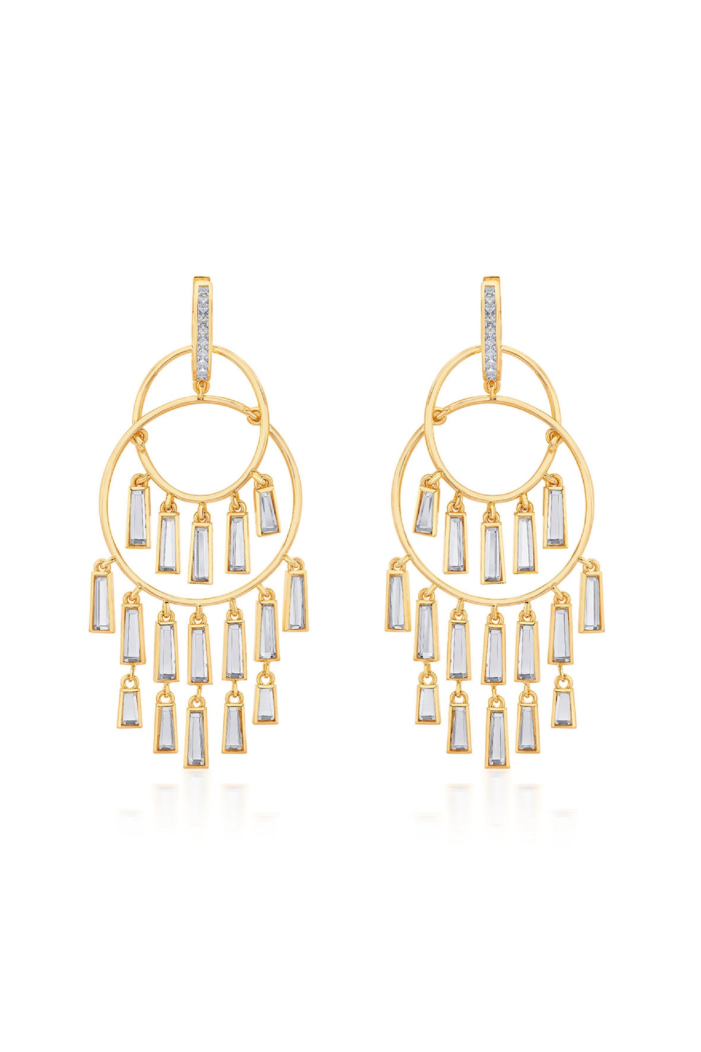 Isharya Fête Chandelier Earrings jewellery indian designer wear online shopping melange singapore