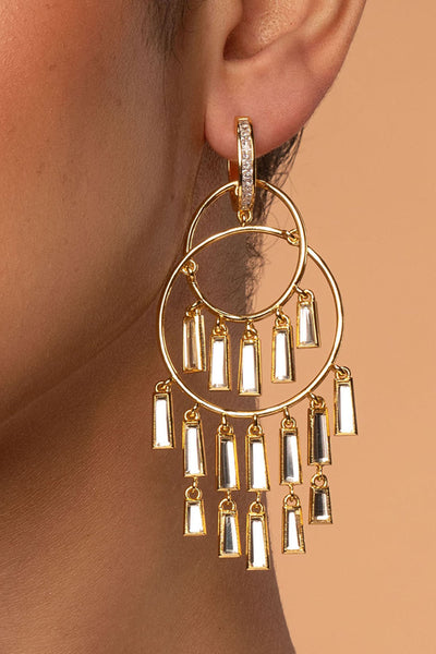 Isharya Fête Chandelier Earrings jewellery indian designer wear online shopping melange singapore