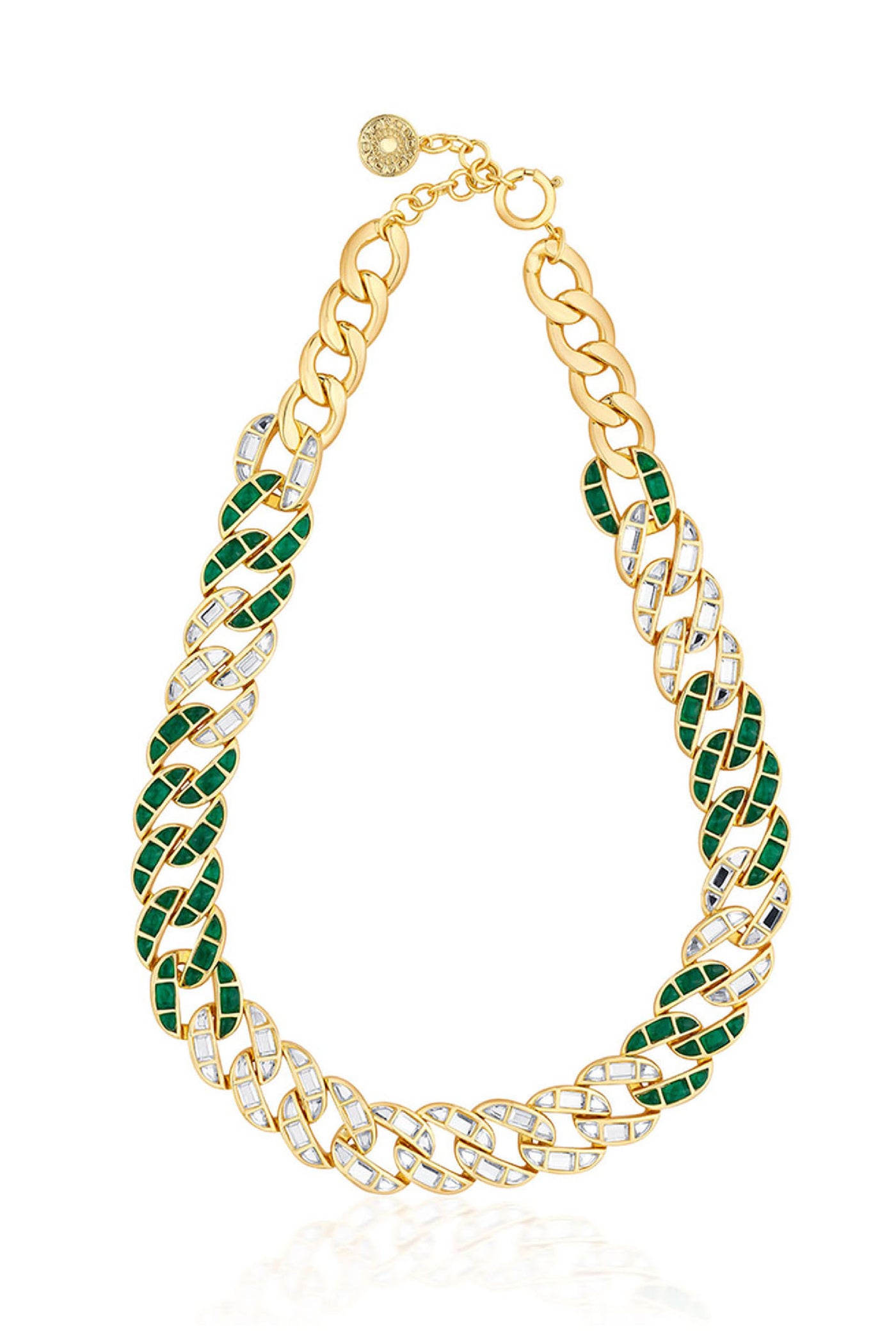 Isharya Fiesta Chain Link Necklace jewellery indian designer wear online shopping melange singapore