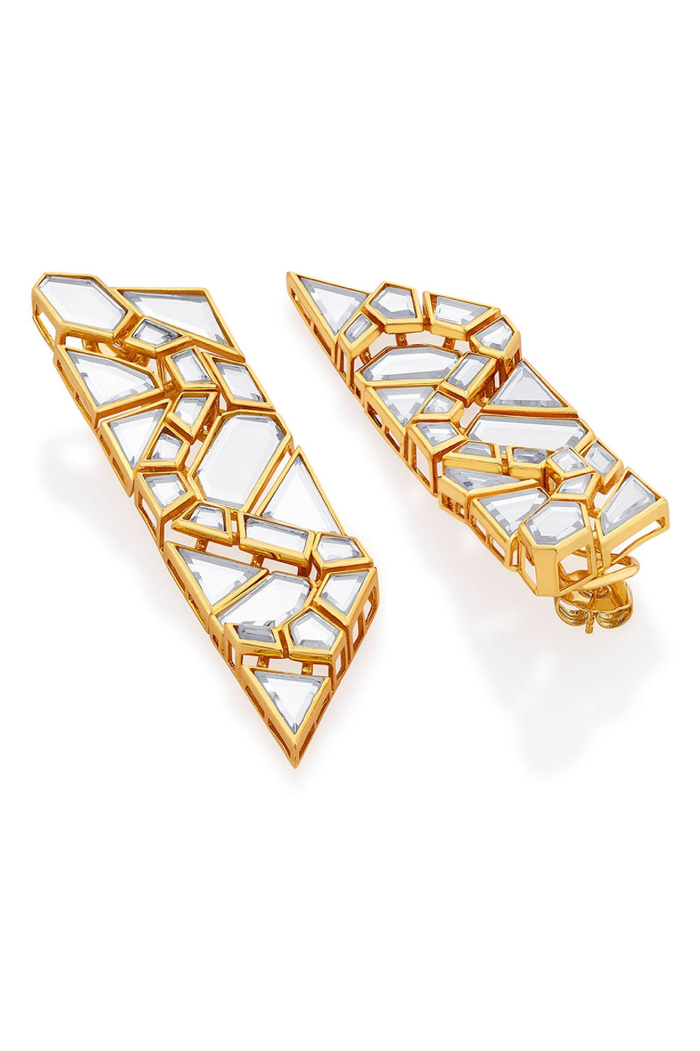 Isharya Flash Statement Earrings jewellery indian designer wear online shopping melange singapore