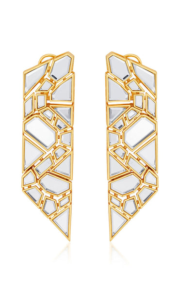 Isharya Flash Statement Earrings jewellery indian designer wear online shopping melange singapore