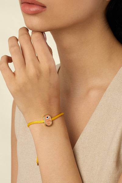 Isharya Ganesha Rakhi Bracelet In 18kt Gold Plated indian designer wear online shopping melange singapore