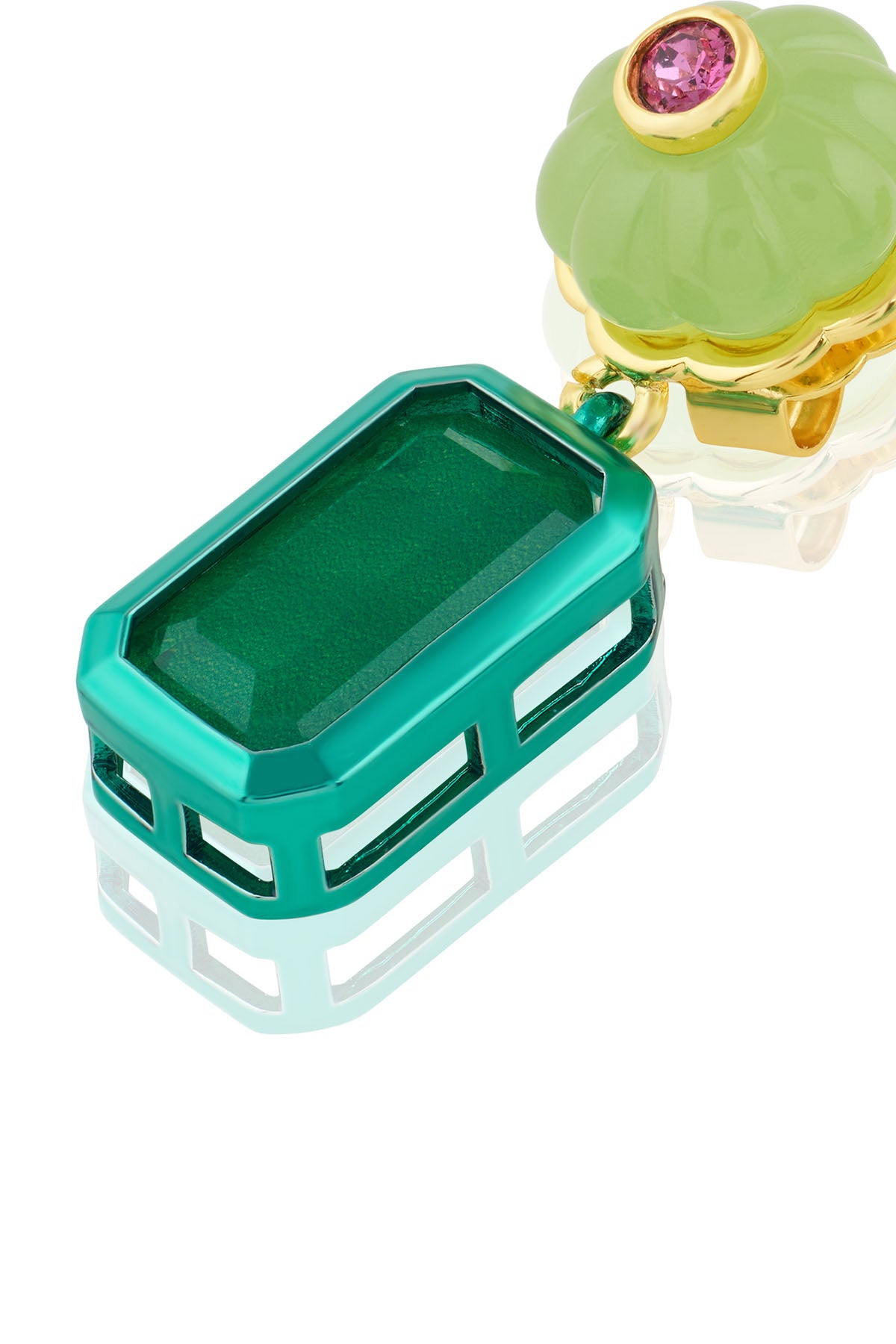 Isharya Garden Muse Statement Earrings 18Kt Gold Plated Front