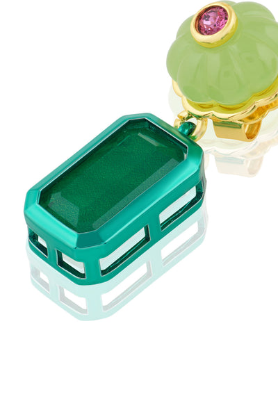 Isharya Garden Muse Statement Earrings 18Kt Gold Plated Front